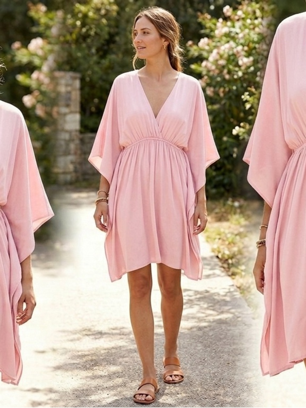Boohoo Pink and Gold Baroque Hang Tag